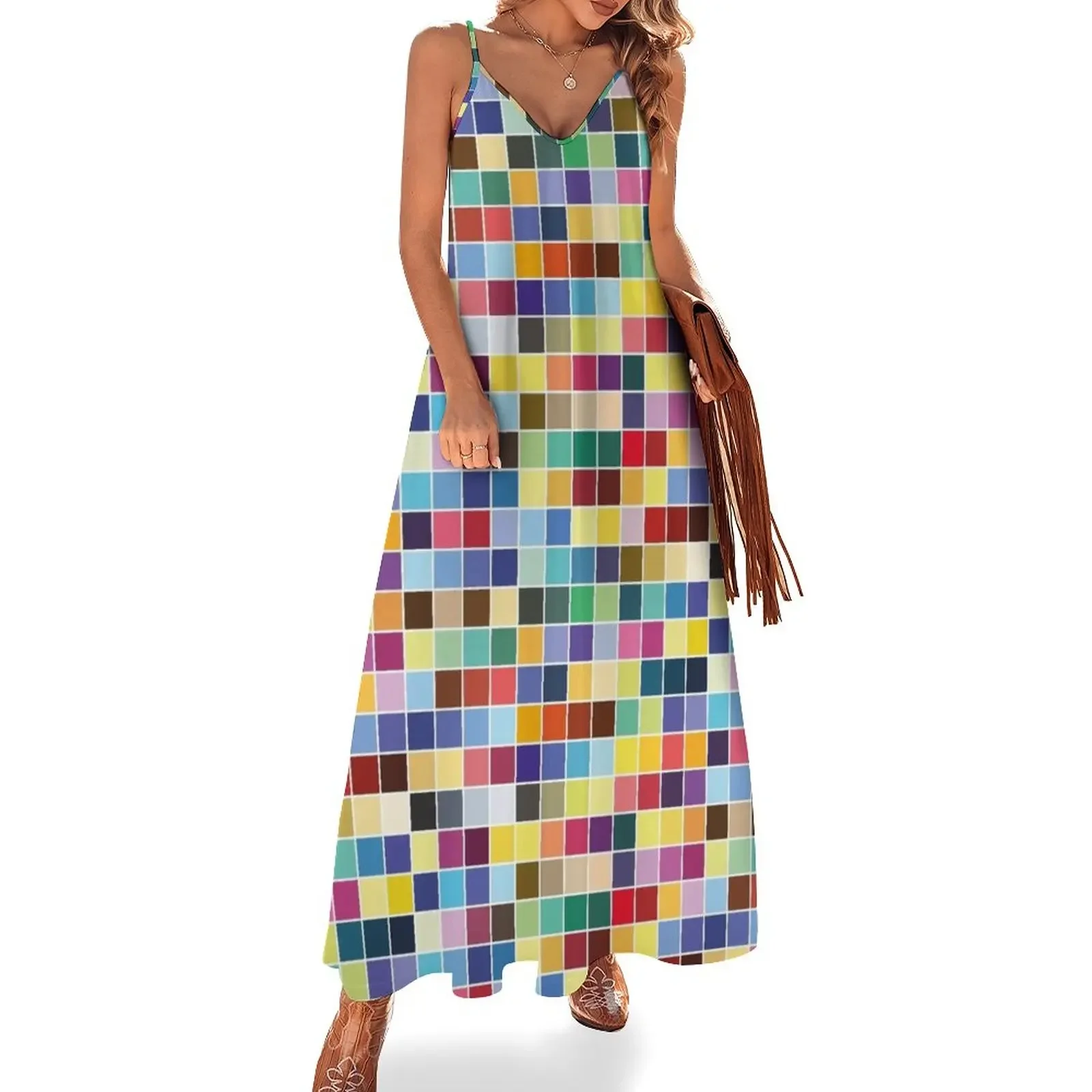 Pantone Color Palette - Pattern Sleeveless Dress dress party night luxury woman evening dress
Pantone Color Palette - Pattern Sleeveless Dress dress party night luxury woman evening dress