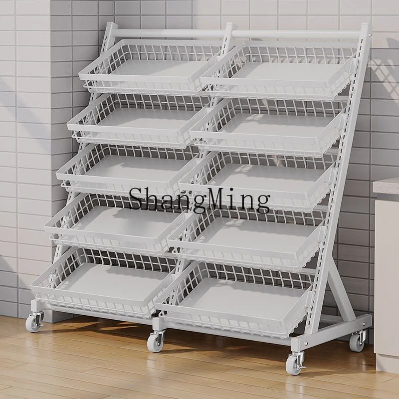 ZYY Supermarket Fresh Shelves Floor-to-Floor Display Shelves Oblique Baskets Bakery Removable Shelves
ZYY Supermarket Fresh Shelves Floor-to-Floor Display Shelves Oblique Baskets Bakery Removable Shelves