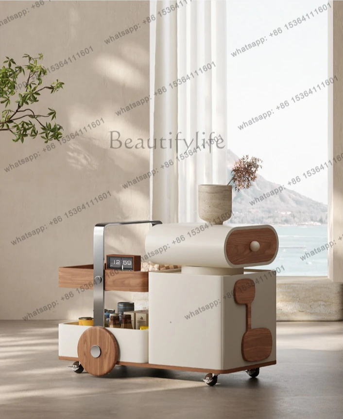 LD25 Italian minimalist mobile cart multifunctional rack with rollers
LD25 Italian minimalist mobile cart multifunctional rack with rollers