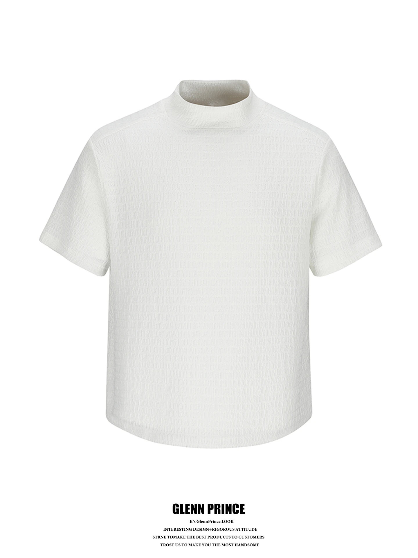 GPstudio Men's Summer Short Sleeve T-shirt Half High Collar Cleanfit Base Layer Breathable Polyester Blend Youth Fashion
GPstudio Men's Summer Short Sleeve T-shirt Half High Collar Cleanfit Base Layer Breathable Polyester Blend Youth Fashion