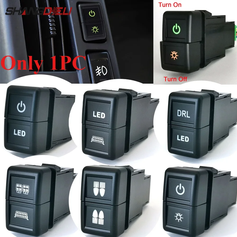 1PC Dual Button Switch Fit for ISUZU 700P Car Fog Light LED DRL Spotlight Radar Switch with Wire Car Interior Accessories
1PC Dual Button Switch Fit for ISUZU 700P Car Fog Light LED DRL Spotlight Radar Switch with Wire Car Interior Accessories