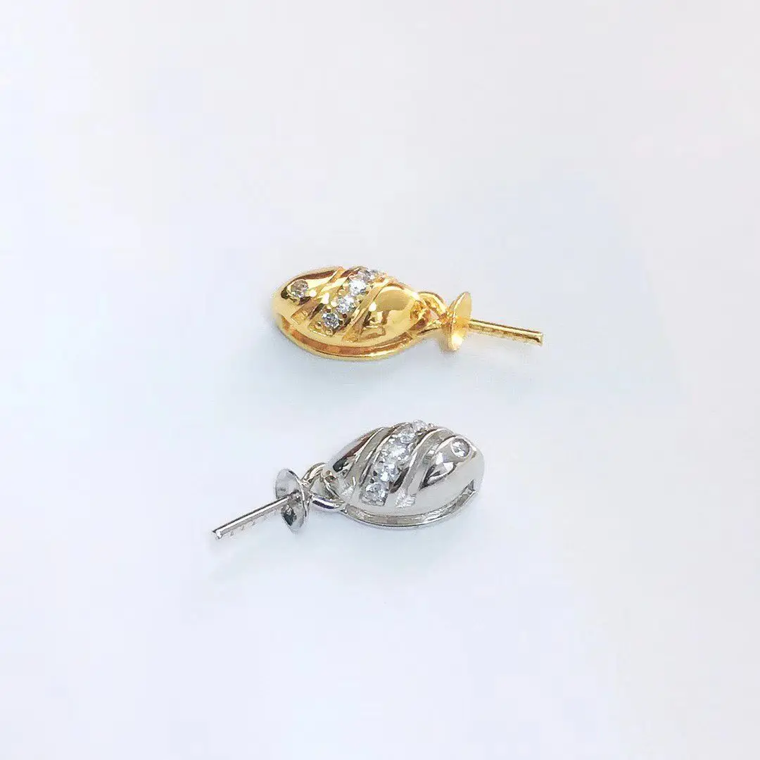 Wholesale S925 Sterling Silver Pendant Mount Base Mountings Findings Parts Fittings Accessories for 11-12mm Pearls 10pcs/lot
Wholesale S925 Sterling Silver Pendant Mount Base Mountings Findings Parts Fittings Accessories for 11-12mm Pearls 10pcs/lot