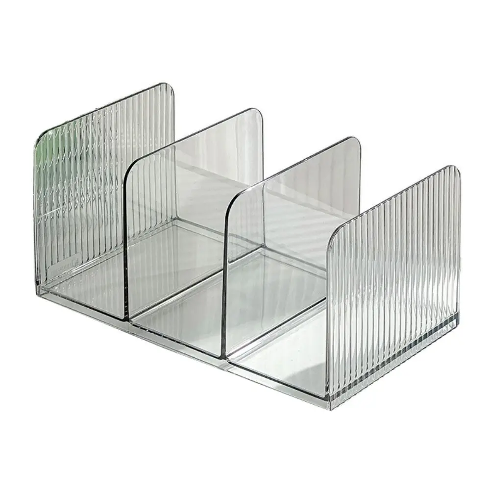 Convenient Three-Compartment Transparent Bookends Non-Slip Reusable Desktop Bookshelf Thicken Stackable Book Storage Rack Table
Convenient Three-Compartment Transparent Bookends Non-Slip Reusable Desktop Bookshelf Thicken Stackable Book Storage Rack Table