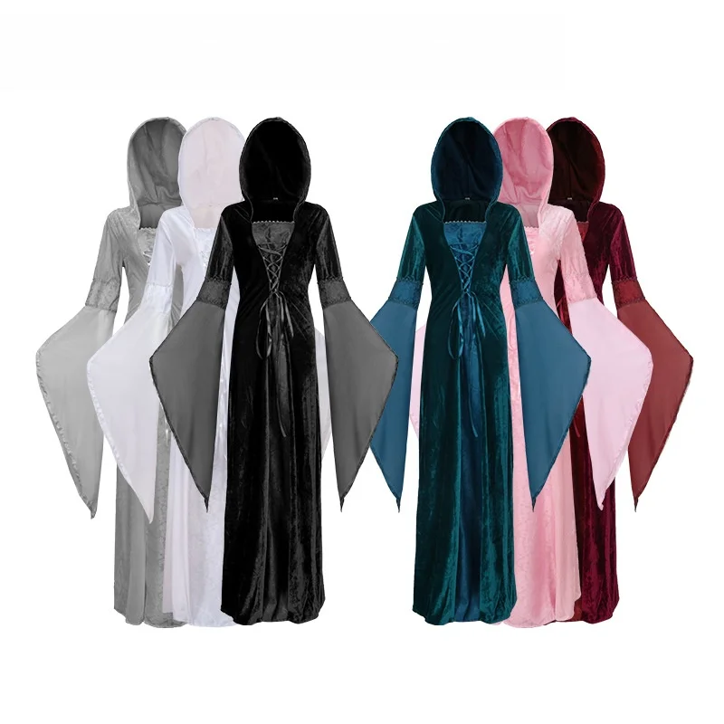 Medieval Women's Cosplay Costume Guide Robe Stage Performance Role-playing Halloween Vintage Style Chinese Manufacturer
Medieval Women's Cosplay Costume Guide Robe Stage Performance Role-playing Halloween Vintage Style Chinese Manufacturer
