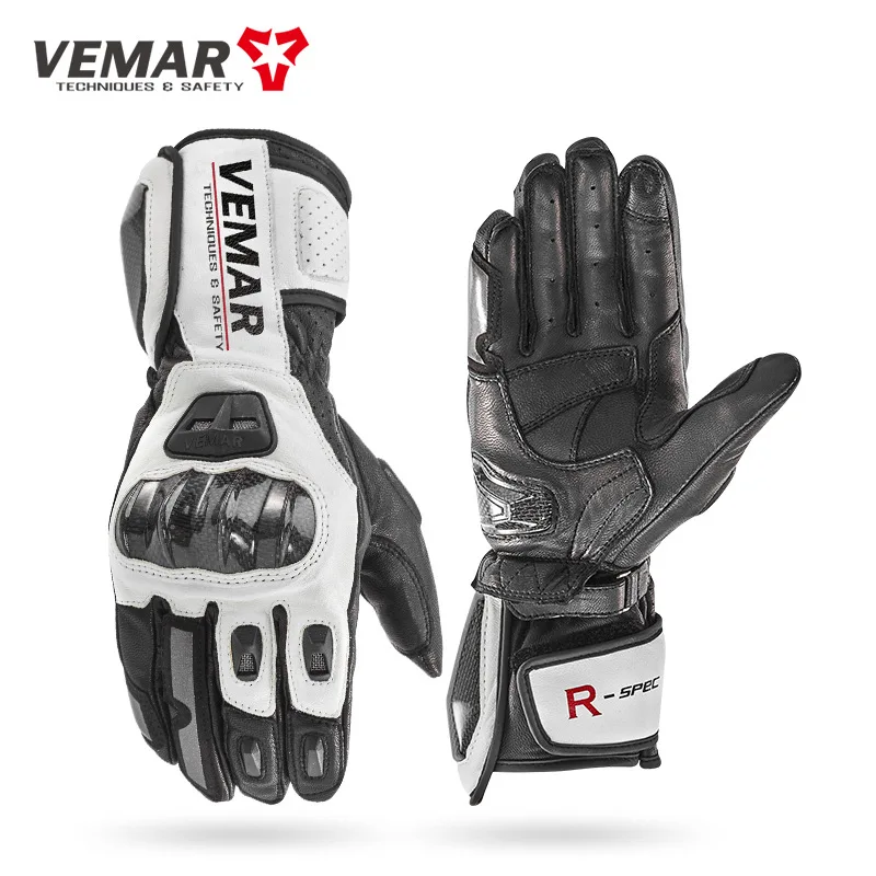 VEMAR Locomotive Retro Cowhide Goat Leather Gloves Motorcycle Long Racing Protection Four Season Touch Screen Motocross Gloves
VEMAR Locomotive Retro Cowhide Goat Leather Gloves Motorcycle Long Racing Protection Four Season Touch Screen Motocross Gloves