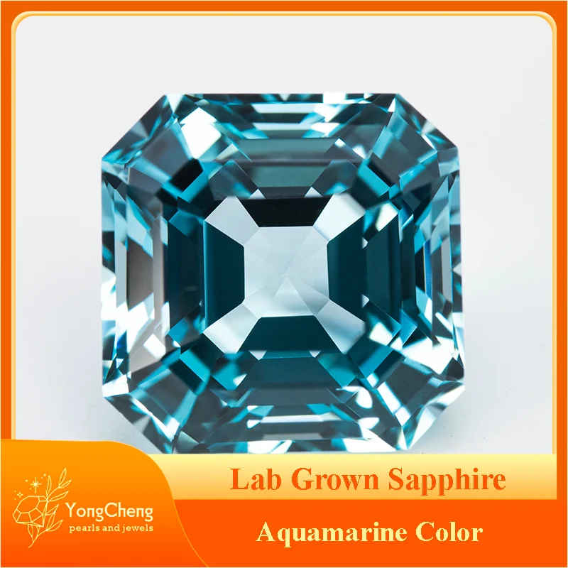 Lab Grown Sapphire Square Asscher Cut Aquamarine VVS1 Gemstone Charms DIY for Jewelry Making Material Selectable AGL Certificate
Lab Grown Sapphire Square Asscher Cut Aquamarine VVS1 Gemstone Charms DIY for Jewelry Making Material Selectable AGL Certificate