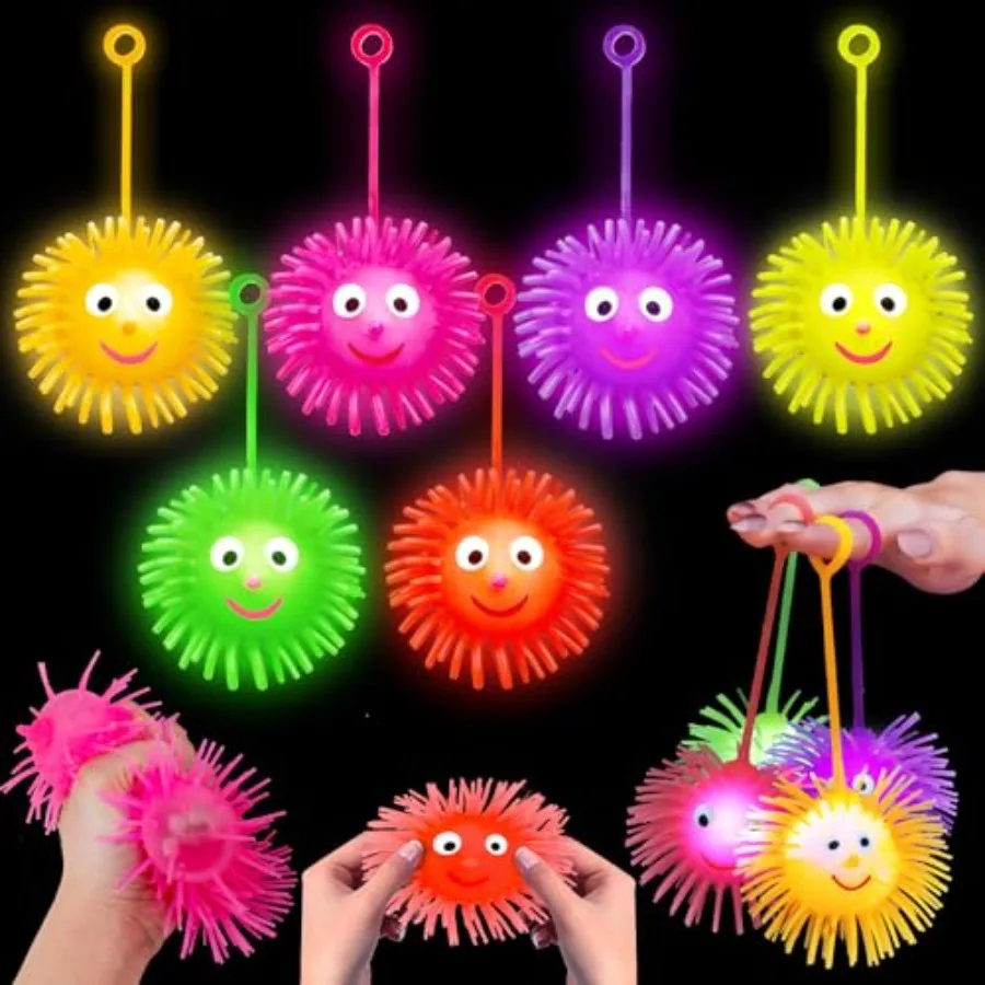 24 PCS Light Up Balls Party Favors for 4-8 8-12 Glow Party plies Squeeze Toys Bulk LED Puffer Balls Classroom Prizes Summer Goo
24 PCS Light Up Balls Party Favors for 4-8 8-12 Glow Party plies Squeeze Toys Bulk LED Puffer Balls Classroom Prizes Summer Goo