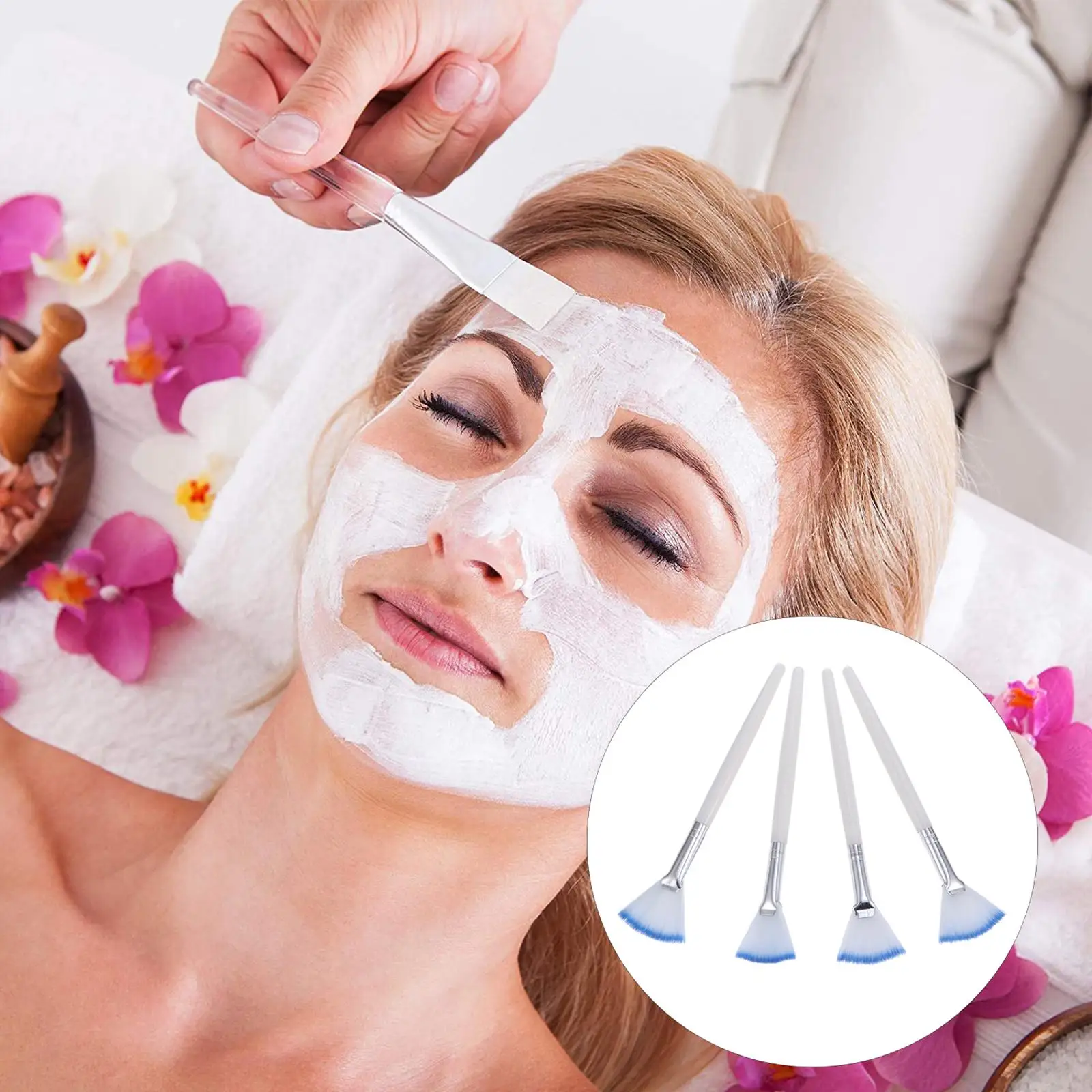 4 Pcs Brush Tools Skin Facial Mask Applicator Care Applicator Fan Shape DIY Facial Mask Tool For Makeup
4 Pcs Brush Tools Skin Facial Mask Applicator Care Applicator Fan Shape DIY Facial Mask Tool For Makeup