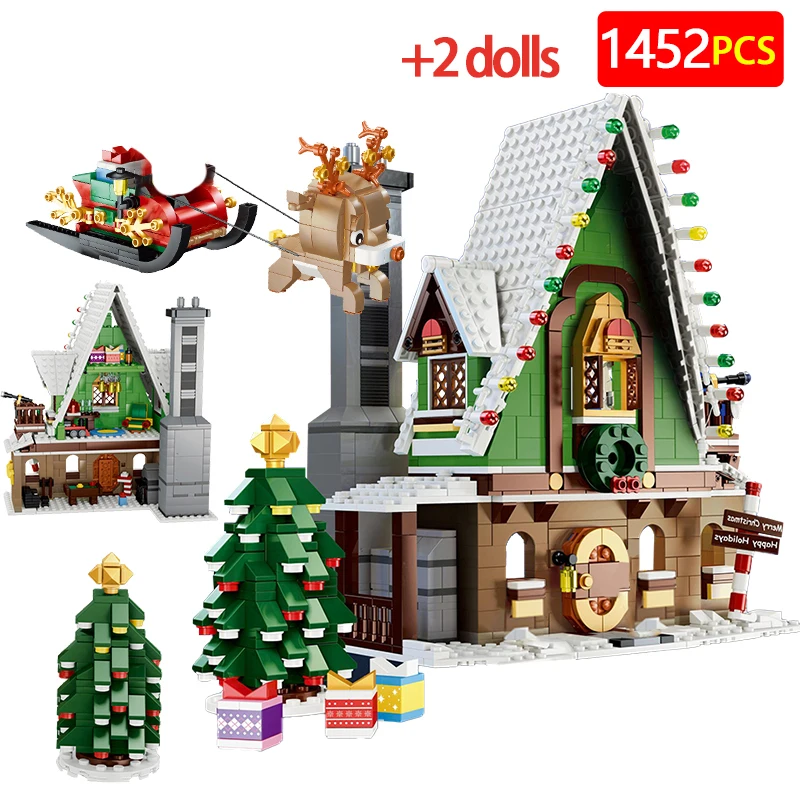 Merry Christmas Santa Claus Elf Club House Set Bricks With Dolls Figures Model Building Block MOC Children Kids Toys Gifts
Merry Christmas Santa Claus Elf Club House Set Bricks With Dolls Figures Model Building Block MOC Children Kids Toys Gifts