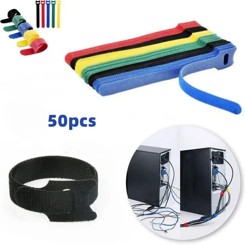 50pcs Releasable Cable Organizer Ties Mouse Earphones Winder Wire Management Nylon Cable Ties Reusable Loop Hoop Tape Straps Tie
50pcs Releasable Cable Organizer Ties Mouse Earphones Winder Wire Management Nylon Cable Ties Reusable Loop Hoop Tape Straps Tie