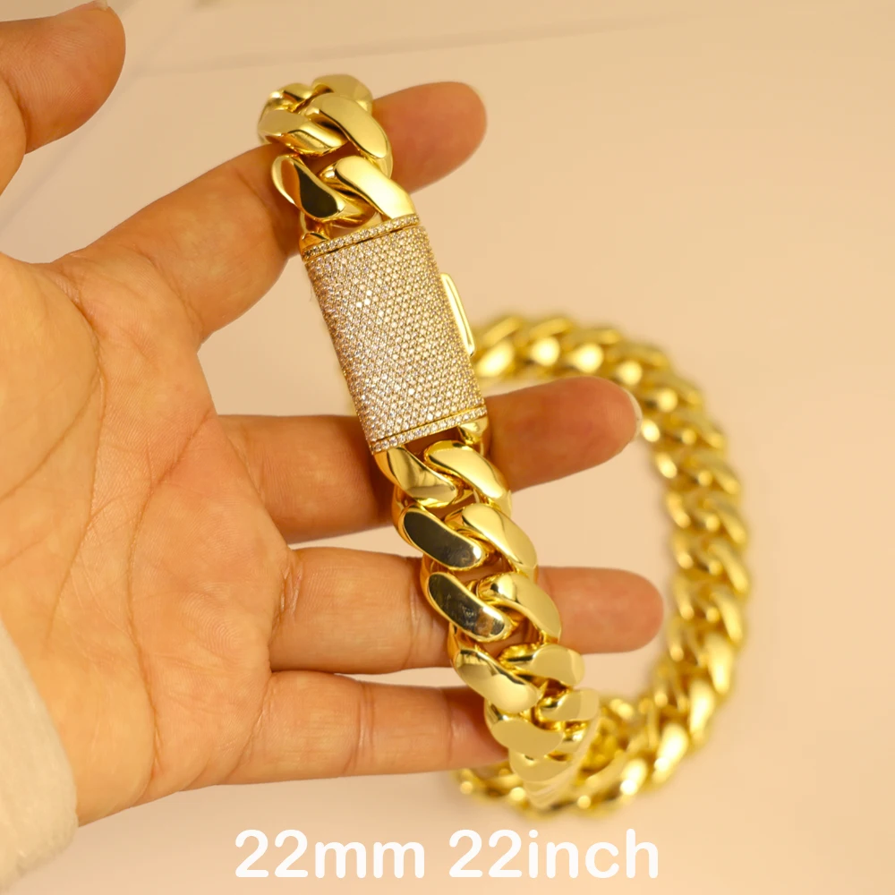 Wholesale luxury hip hop jewelry mens custom logo 18K gold plated solid brass heavy Miami Cuban link chain necklace
Wholesale luxury hip hop jewelry mens custom logo 18K gold plated solid brass heavy Miami Cuban link chain necklace