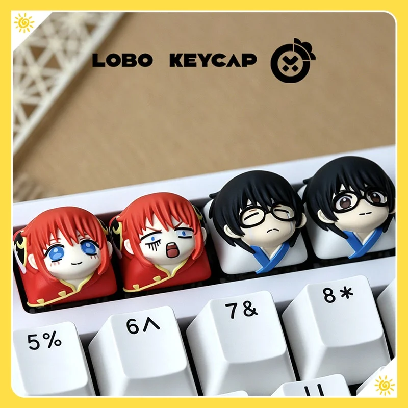 LOBO KEYCAP Custom Anime Mechanical Keycap Gintama Kagura Sakata Gintoki Shinpachi Shimura For Cherry Mx Keyboard
LOBO KEYCAP Custom Anime Mechanical Keycap Gintama Kagura Sakata Gintoki Shinpachi Shimura For Cherry Mx Keyboard
