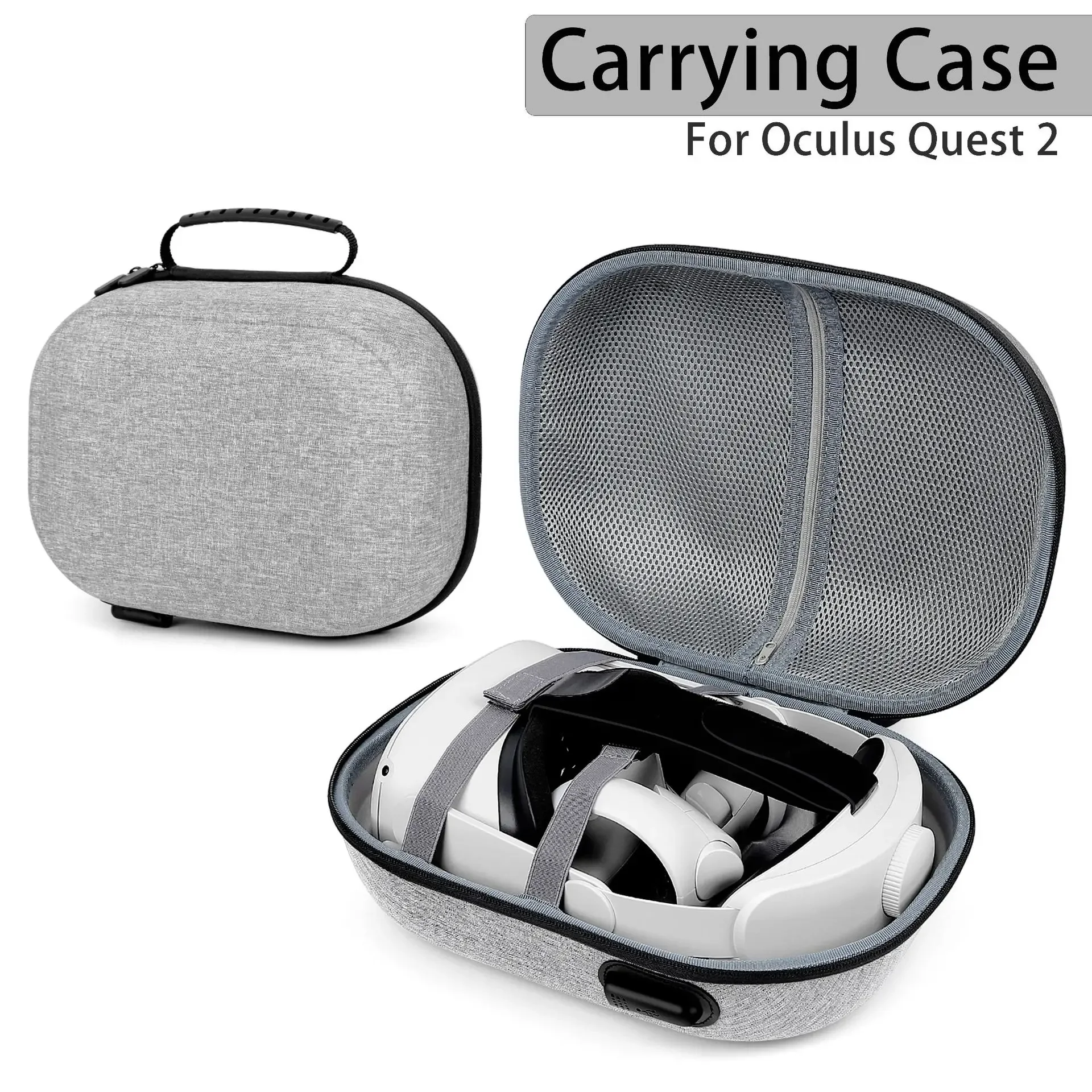 Hellodigi VR Glasses Storage Bag EVA Hard Shell With Charging Port for Oculus Quest 2 VR Accessories
Hellodigi VR Glasses Storage Bag EVA Hard Shell With Charging Port for Oculus Quest 2 VR Accessories