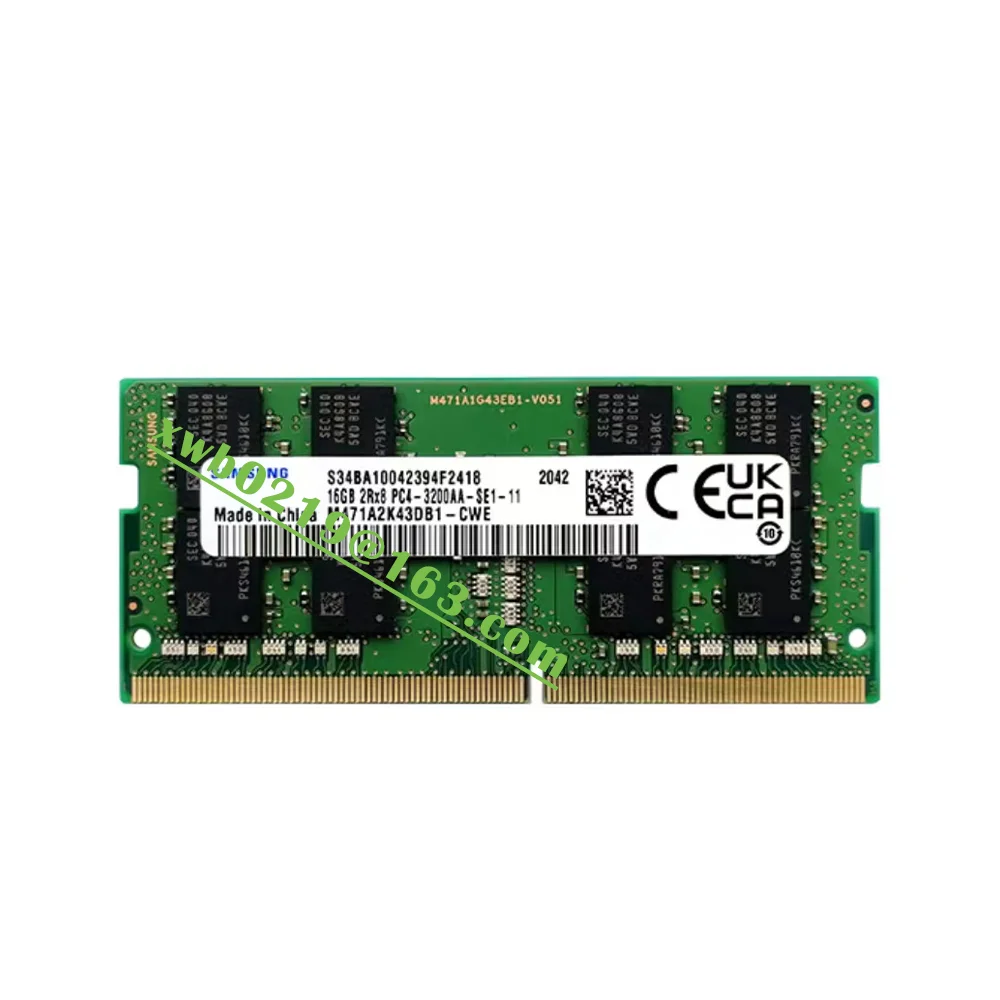 100% Brand New and Original DDR4 16G 3200 2RX8 PC4-3200AA Notebook Memory Stick M471A2K43EB1-CWE M471A2K43DB1-CWE Spot
100% Brand New and Original DDR4 16G 3200 2RX8 PC4-3200AA Notebook Memory Stick M471A2K43EB1-CWE M471A2K43DB1-CWE Spot