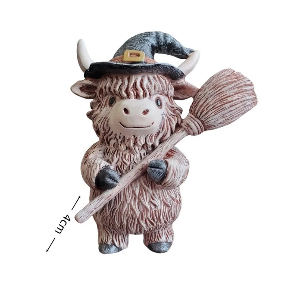 Festive Atmosphere Decoration Resin Christmas Highland Cow Statue Cute Funny Cow Figurine Decorative Animal Sculpture Bonsai
Festive Atmosphere Decoration Resin Christmas Highland Cow Statue Cute Funny Cow Figurine Decorative Animal Sculpture Bonsai