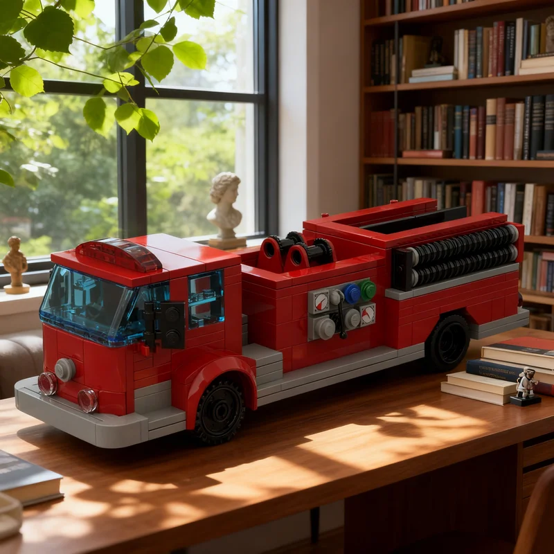 335PCS MOC Technology Seagrave Fire Engine Model DIY Creative Assembly Bricks Display Birthday Gift Collectible Decoration Home
335PCS MOC Technology Seagrave Fire Engine Model DIY Creative Assembly Bricks Display Birthday Gift Collectible Decoration Home