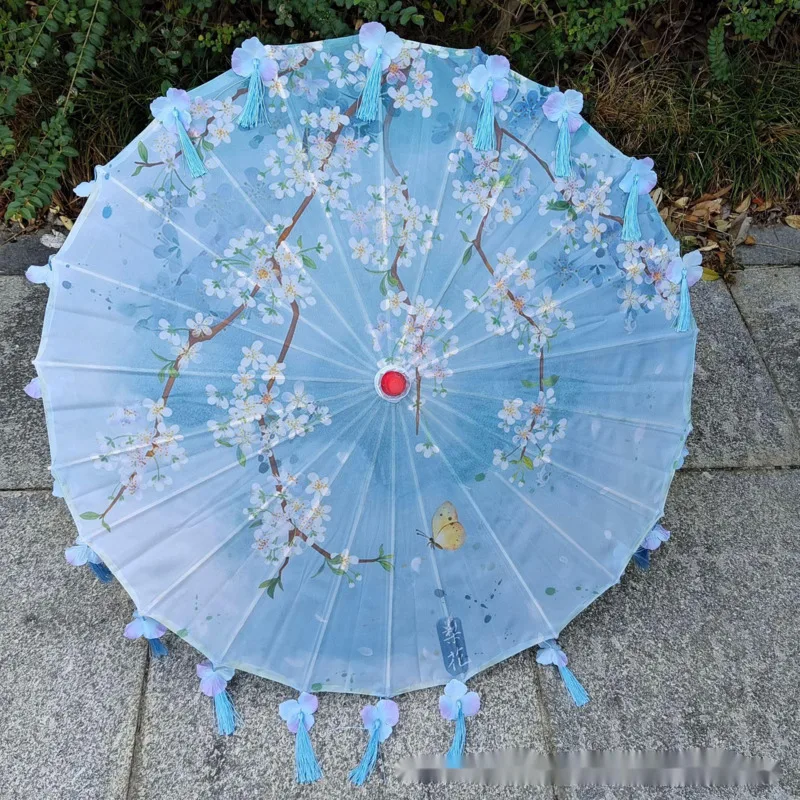 Antique Oil Paper Umbrella Silk Fabric Umbrella Antique Hanfu Umbrella Petal Tassel Umbrella Ceiling Decoration Umbrella Craft
Antique Oil Paper Umbrella Silk Fabric Umbrella Antique Hanfu Umbrella Petal Tassel Umbrella Ceiling Decoration Umbrella Craft