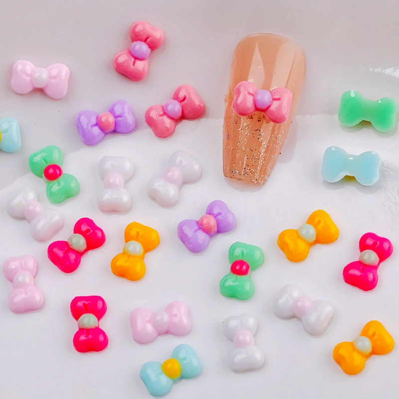 40PCS 3D Acrylic Nail Art Bow Charms Resin Bone Bowknot Accessories Parts For Manicure Decor Nails Decoration Supplies Material
40PCS 3D Acrylic Nail Art Bow Charms Resin Bone Bowknot Accessories Parts For Manicure Decor Nails Decoration Supplies Material