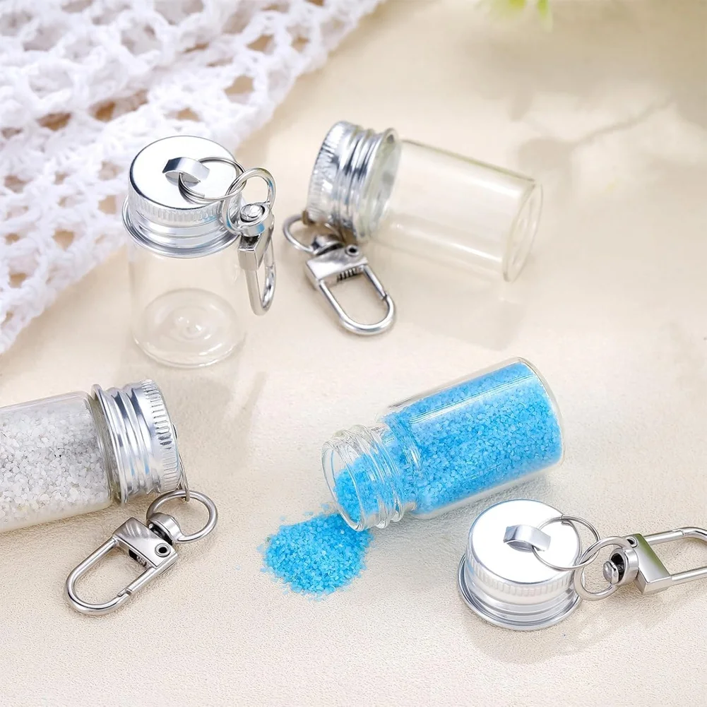 ABUA 36 Pcs 7ml Small Glass Bottle Keychain Bulk Mini Seasoning Bottles Keychain with Aluminum Lid ,for DIY Wedding Favors
ABUA 36 Pcs 7ml Small Glass Bottle Keychain Bulk Mini Seasoning Bottles Keychain with Aluminum Lid ,for DIY Wedding Favors