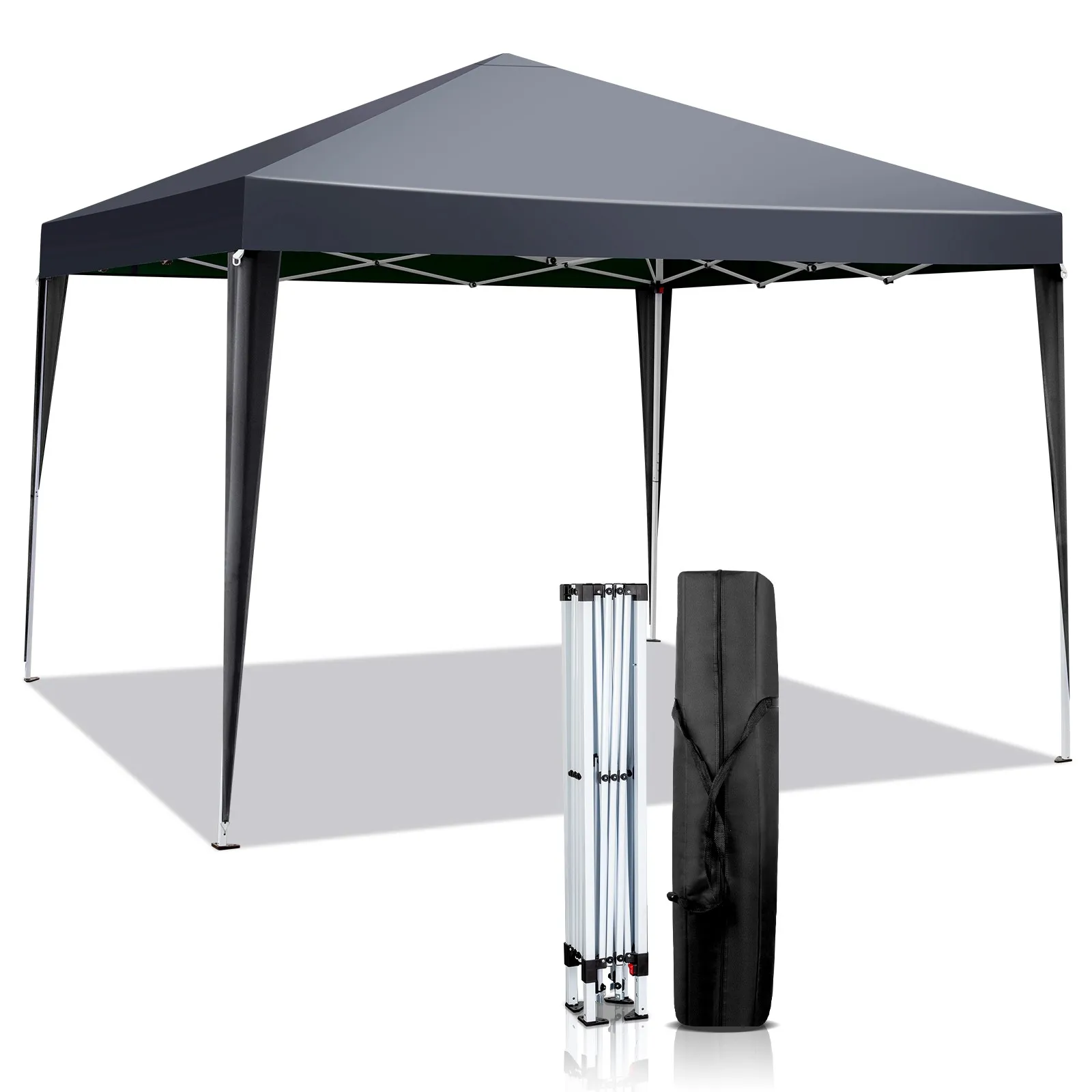 10 x 10FT EZ Pop Up Gazebo Canopy Tent Folding Party Tent w/ Carry Bag Portable
10 x 10FT EZ Pop Up Gazebo Canopy Tent Folding Party Tent w/ Carry Bag Portable