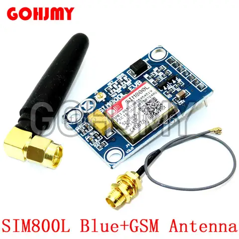 SIM800L GPRS GSM Module Micro carte SIM noyau Quad-bande TTL Port série antenne PCB carte WIFI sans fil pour téléphone intelligent Arduino