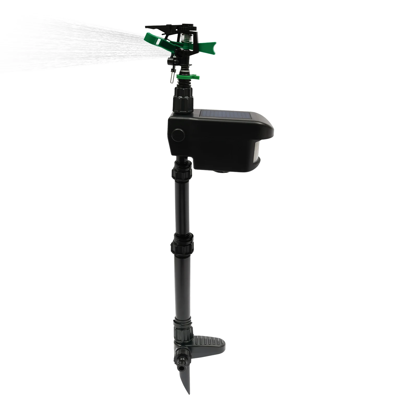 Animal Repellent Sprinkler Solar Scarecrow Motion Activated Water Sprinkler Large Protecting Range Protect Gardens, Orchards
Animal Repellent Sprinkler Solar Scarecrow Motion Activated Water Sprinkler Large Protecting Range Protect Gardens, Orchards