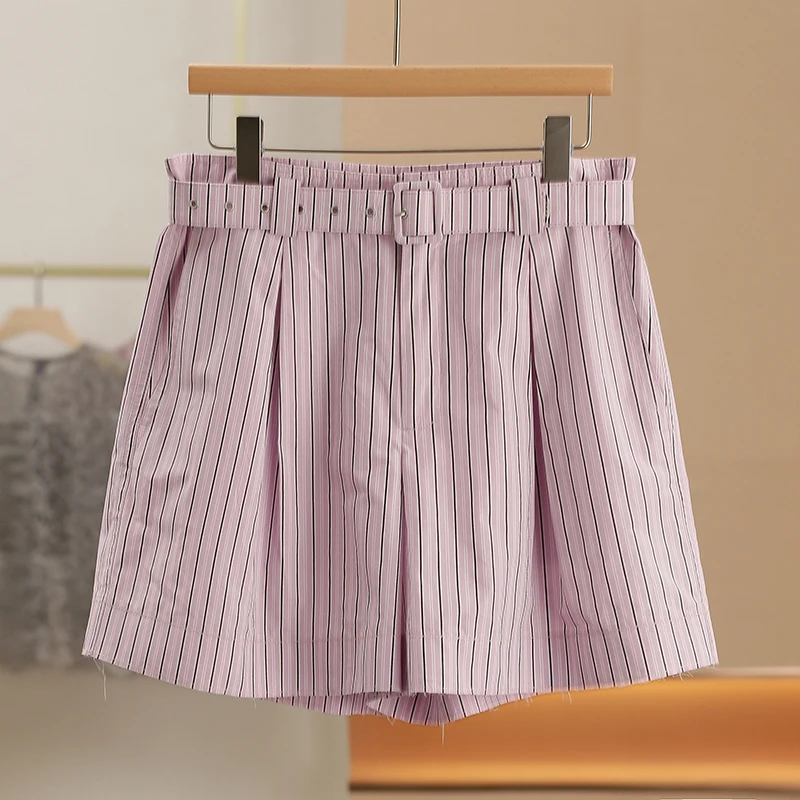 Loose Casual Striped Pink Purple Fashionable Short Pants High Waist Cotton Blend Street Style Winter New Women's Harlan Pants
Loose Casual Striped Pink Purple Fashionable Short Pants High Waist Cotton Blend Street Style Winter New Women's Harlan Pants