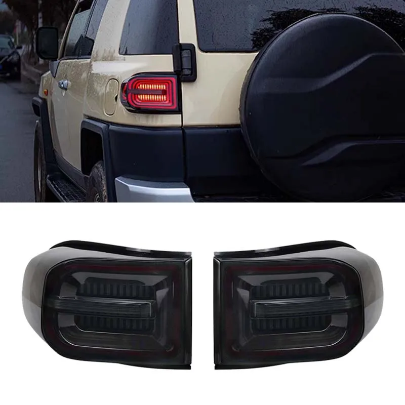 LED Smoky Black Taillight For Toyota FJ Cruiser 2007-2014 Turn Signal Brake Light Driving Running Light Reverse Light Assembly
LED Smoky Black Taillight For Toyota FJ Cruiser 2007-2014 Turn Signal Brake Light Driving Running Light Reverse Light Assembly