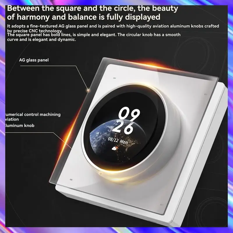 A24U Tuya Wifi Smart Knob Central Control Screen Touch Rotate 3 Relays 4 Buttons Programmable Scene Switchh RTOS New System
A24U Tuya Wifi Smart Knob Central Control Screen Touch Rotate 3 Relays 4 Buttons Programmable Scene Switchh RTOS New System