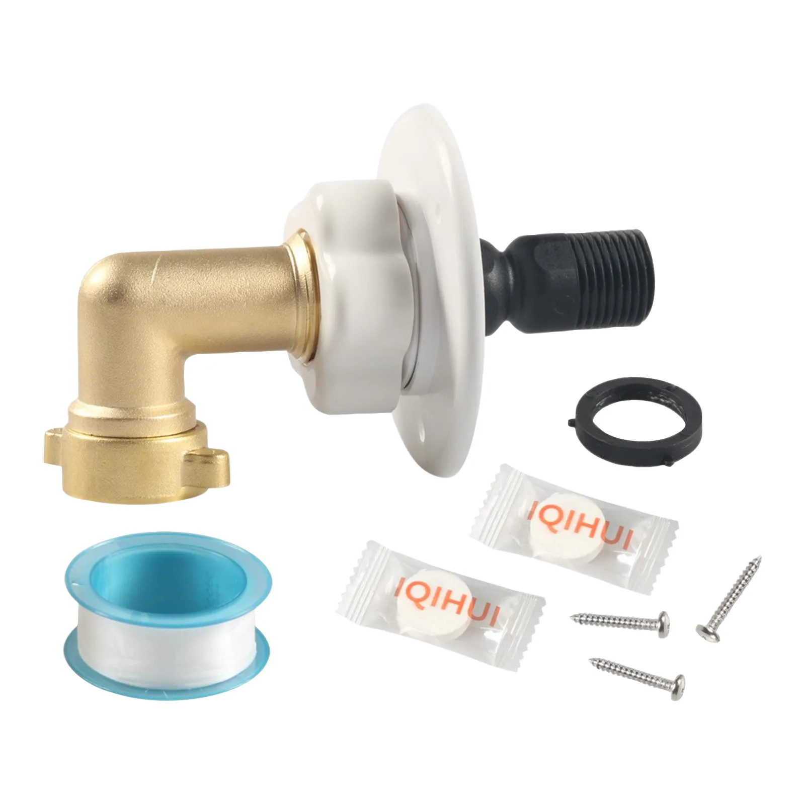 RV Water Inlet One-way Set 3/4 Brass Garden Hose Elbow Joint; RV Water Inlet One-way Set (with 90 Degree 3/4 Joint Adapter
RV Water Inlet One-way Set 3/4 Brass Garden Hose Elbow Joint; RV Water Inlet One-way Set (with 90 Degree 3/4 Joint Adapter
