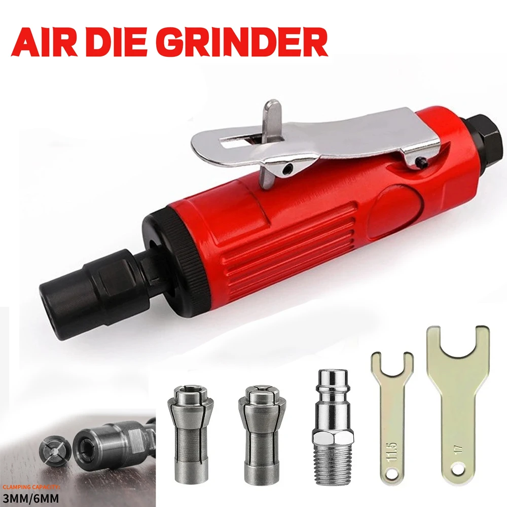 3/6mm Pneumatic Die Grinder Air Die Grinder 1/4 Inch Polishing Grinding Mill Engraving Tool for Pneumatic Tools
3/6mm Pneumatic Die Grinder Air Die Grinder 1/4 Inch Polishing Grinding Mill Engraving Tool for Pneumatic Tools