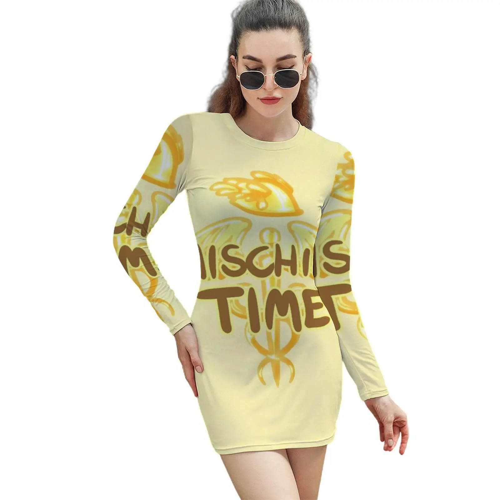 Mischief Time Long-Sleeved Sheath Dress sexy dress for women cocktail dresses 
Mischief Time Long-Sleeved Sheath Dress sexy dress for women cocktail dresses