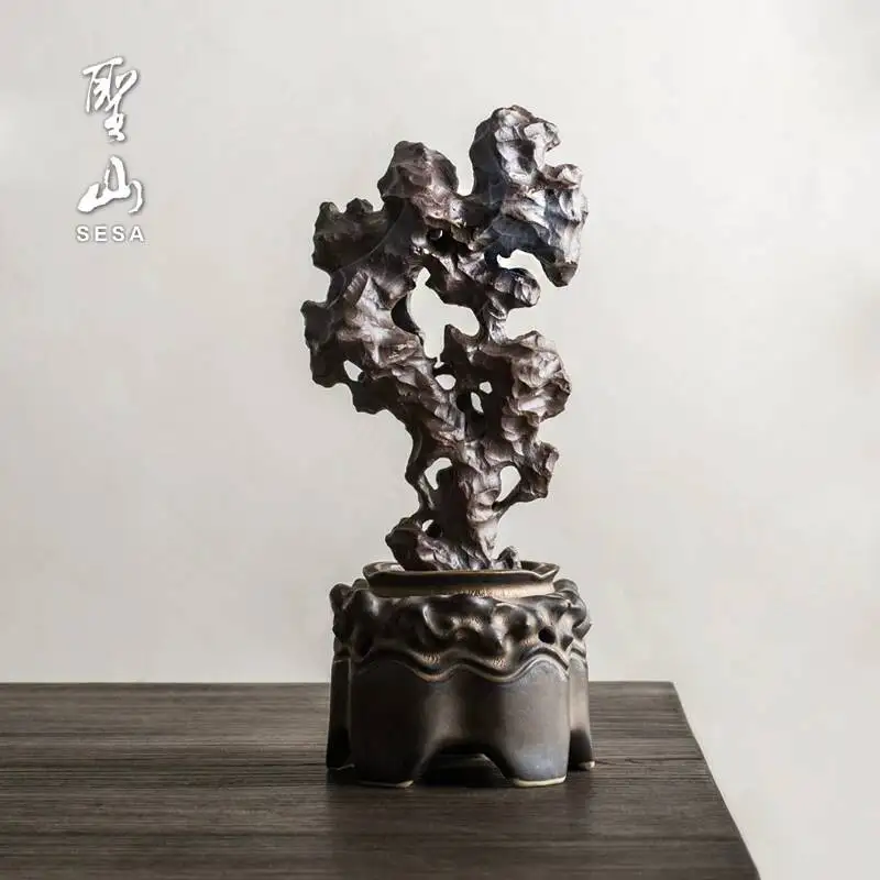 Creative Handmade Taihu Stone Rockery Ornaments, Chinese-Style Living Room And Study Decoration Ceramic Tower Incense Burner
Creative Handmade Taihu Stone Rockery Ornaments, Chinese-Style Living Room And Study Decoration Ceramic Tower Incense Burner