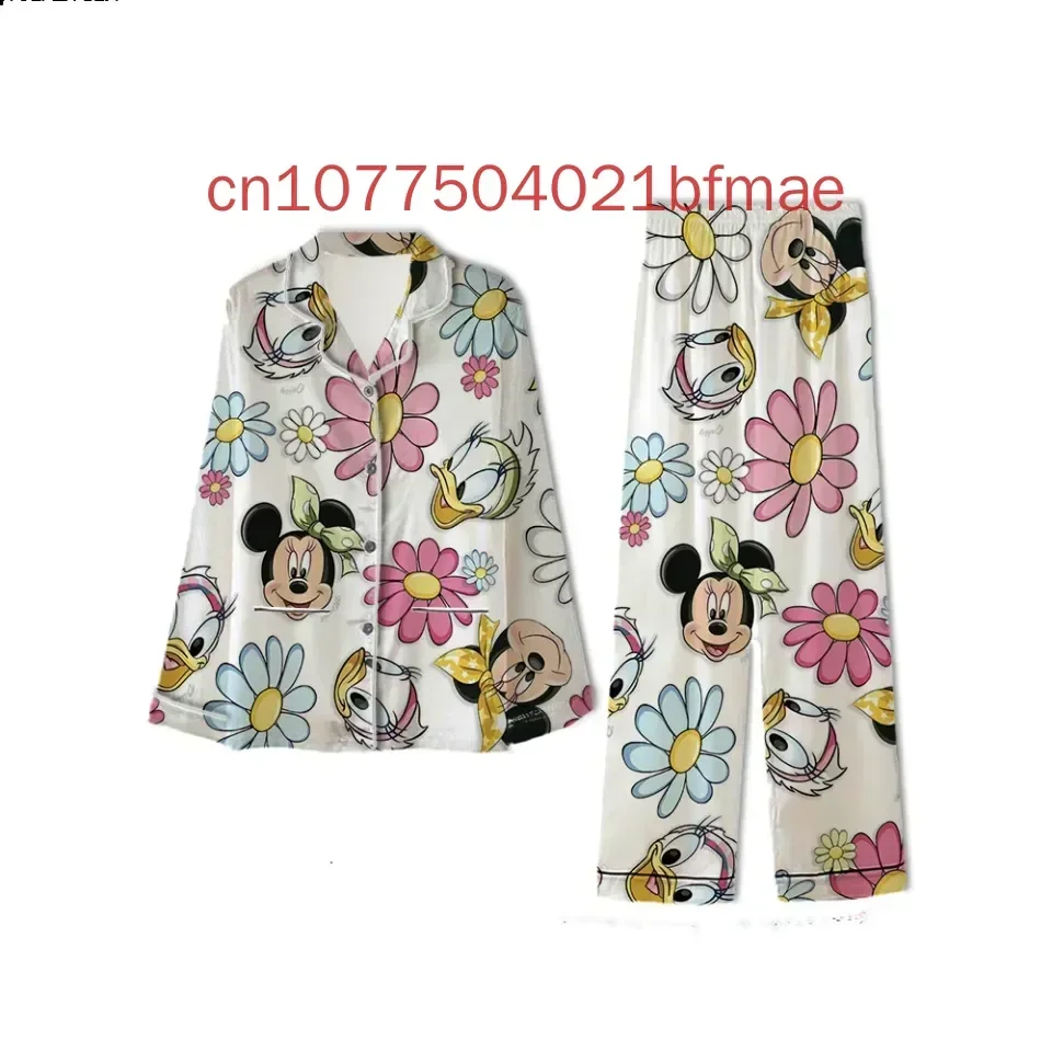 Disney Donald Duck Pajamas Set Spring And Summer New Disney Women's Casual Shirt Long Sleeved Pajamas
Disney Donald Duck Pajamas Set Spring And Summer New Disney Women's Casual Shirt Long Sleeved Pajamas