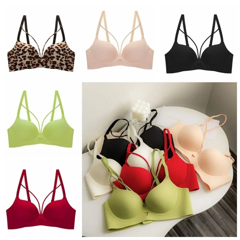Breathable 3/4 Cup Push-up Bra Women Deep V Anti-sagging Seamless Underwear Gathered Breasts Leopard Wireless Deep V Bra Girl
Breathable 3/4 Cup Push-up Bra Women Deep V Anti-sagging Seamless Underwear Gathered Breasts Leopard Wireless Deep V Bra Girl