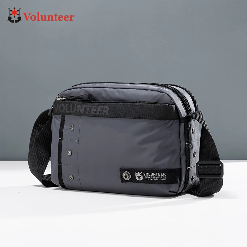 VOLUNTEER 4L Мужская повседневная сумка через плечо 2025 Новая мода Оксфорд Водонепроницаемая сумка на плечо Мужские уличные пригородные сумки Мужские 1876-01 
VOLUNTEER 4L Мужская повседневная сумка через плечо 2025 Новая мода Оксфорд Водонепроницаемая сумка на плечо Мужские уличные пригородные сумки Мужские 1876-01