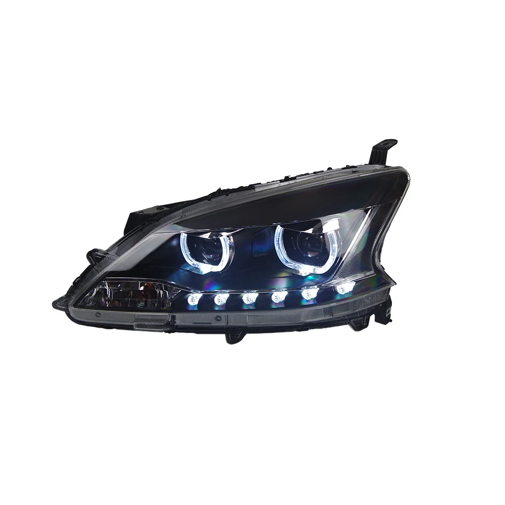 2012-2015 for Nissan Sylphy B17 LED Auto Headlight Assembly Upgrade New Design Angel Eyes Bifocal Lens Tears Style Accessories
2012-2015 for Nissan Sylphy B17 LED Auto Headlight Assembly Upgrade New Design Angel Eyes Bifocal Lens Tears Style Accessories