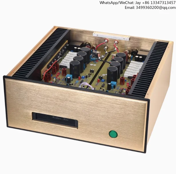 Репродукция знаменитой аудиосистемы FM711MK2: чистый усилитель мощности 500 Вт, 8 Ом, балансный, для домашнего использования.
Репродукция знаменитой аудиосистемы FM711MK2: чистый усилитель мощности 500 Вт, 8 Ом, балансный, для домашнего использования.