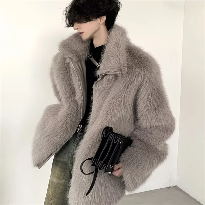 Fur Jacket for men With High-end Imitating fur for Winter Niche Light Luxury Environmentally Friendly fur Jacket Cool Trendy
Fur Jacket for men With High-end Imitating fur for Winter Niche Light Luxury Environmentally Friendly fur Jacket Cool Trendy