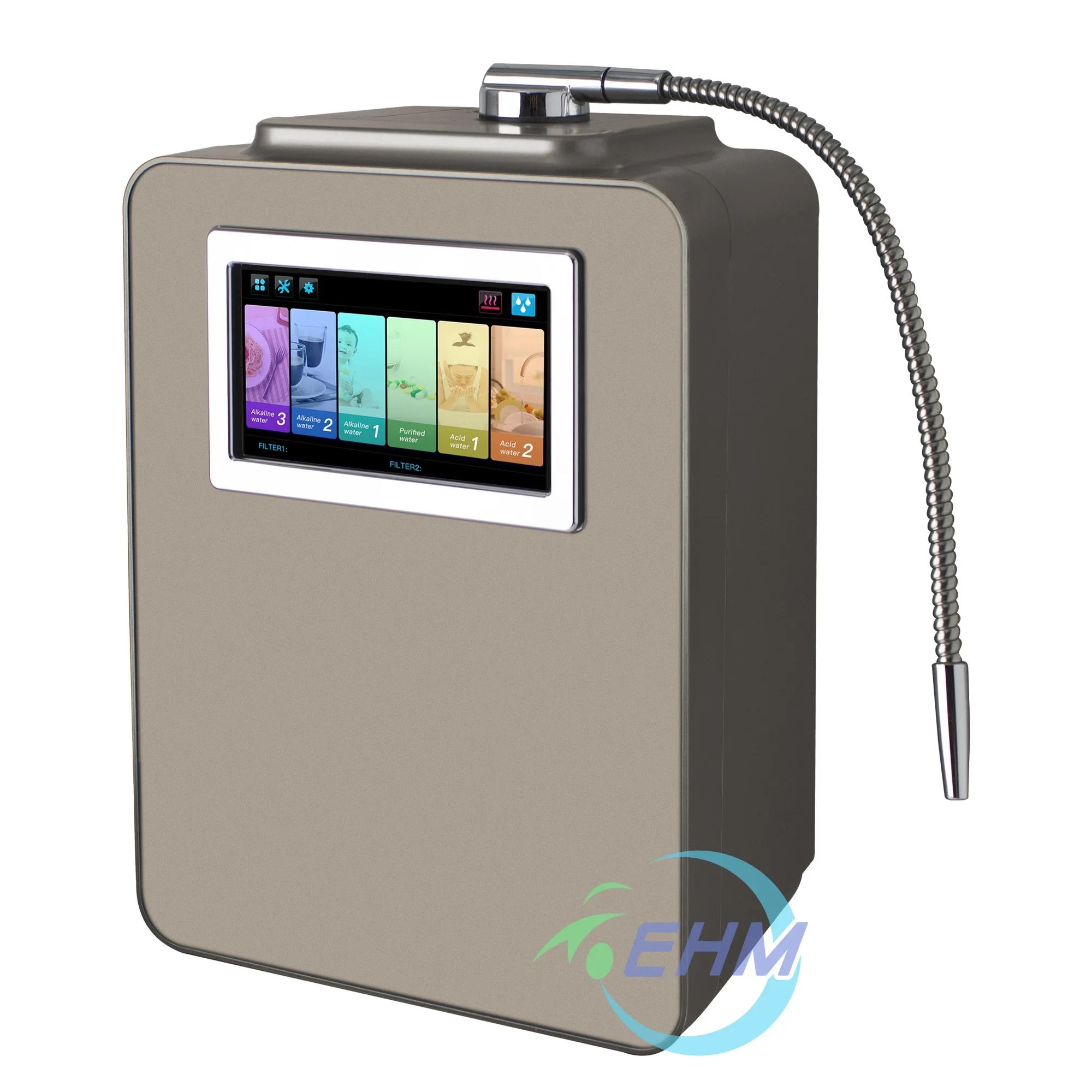 Alkaline Hydrogen Rich Water Ionizer Machine pH Balanced Electrolyzed Water Generator with Advanced Electrolysis Technology
Alkaline Hydrogen Rich Water Ionizer Machine pH Balanced Electrolyzed Water Generator with Advanced Electrolysis Technology
