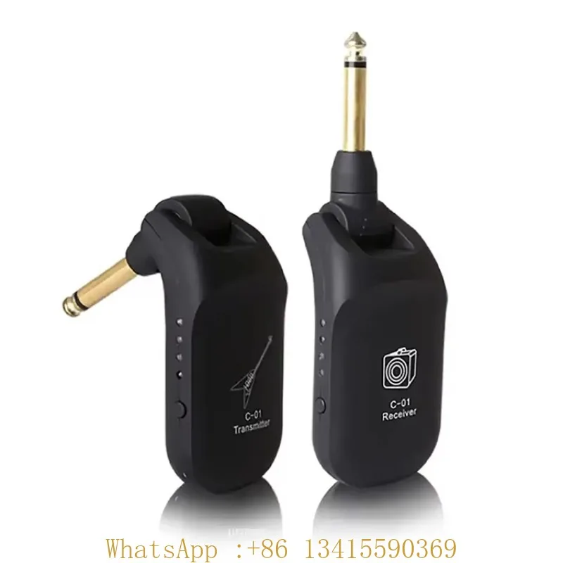 C01 Pickup Audio Transmitter Receiver USB Rechargeable Guitar Cable Guitar Wireless System for Electric Guitar Bass Violin
C01 Pickup Audio Transmitter Receiver USB Rechargeable Guitar Cable Guitar Wireless System for Electric Guitar Bass Violin