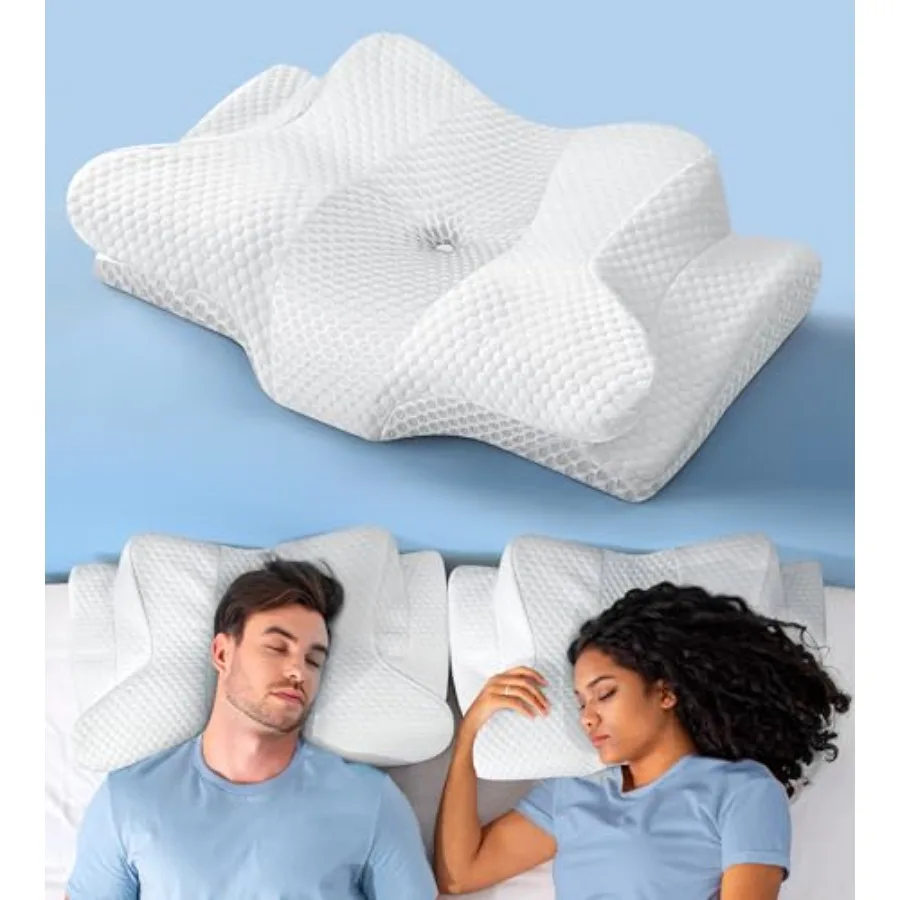 Sleep Doctor Approved Cervical Neck Pillow for Side Sleepers Cooling Orthopedic Memory Foam Support Pillow White Standard Pain
Sleep Doctor Approved Cervical Neck Pillow for Side Sleepers Cooling Orthopedic Memory Foam Support Pillow White Standard Pain