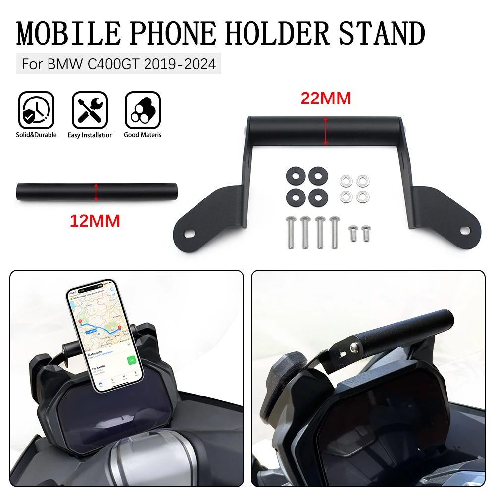 2023 For BMW C400GT C 400 GT 400GT C400 2019-2024 Motorcycle GPS Smart Phone Navigation Mount Bracket Adapter Holder Support
2023 For BMW C400GT C 400 GT 400GT C400 2019-2024 Motorcycle GPS Smart Phone Navigation Mount Bracket Adapter Holder Support