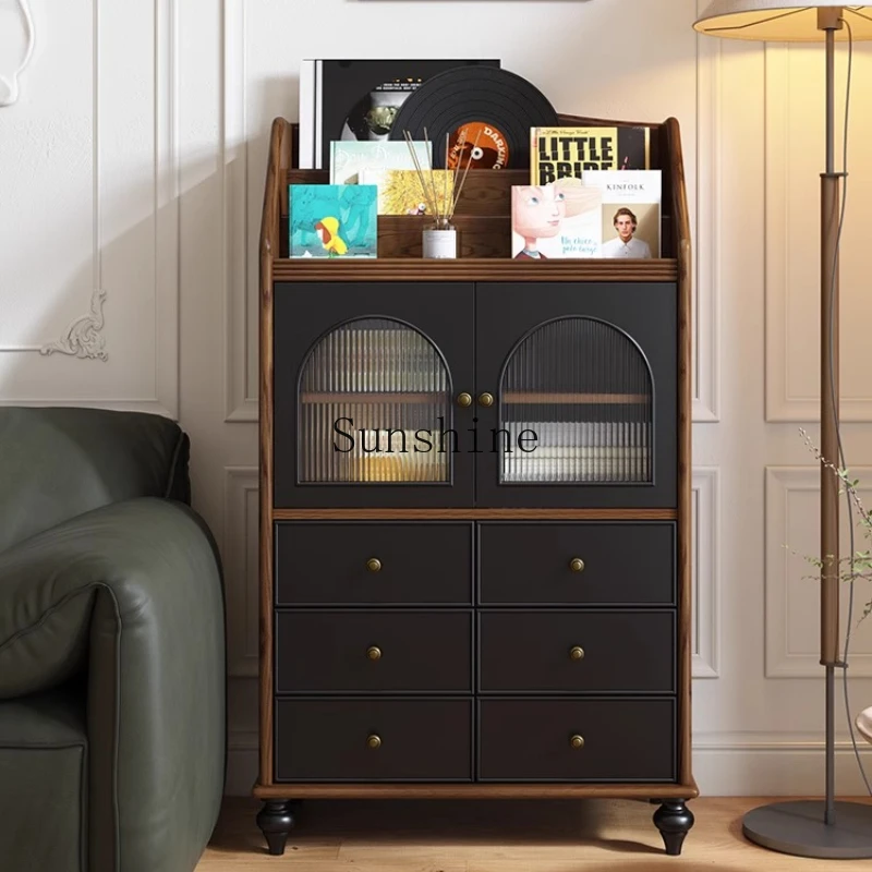 Medieval Six Dou Magazine Cabinet Living Room Household Wall Solid Wood Sofa Small Apartment Storage
Medieval Six Dou Magazine Cabinet Living Room Household Wall Solid Wood Sofa Small Apartment Storage