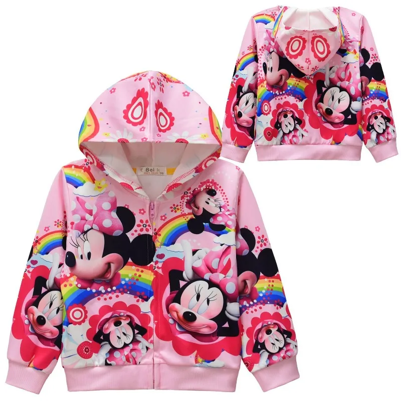 Children Cartoon Disney Mickey Mouse Minnie Printed Boy and Girl Zipper Hoodie Jacket Sweatshirt Winter Jacket Kids Clothes
Children Cartoon Disney Mickey Mouse Minnie Printed Boy and Girl Zipper Hoodie Jacket Sweatshirt Winter Jacket Kids Clothes