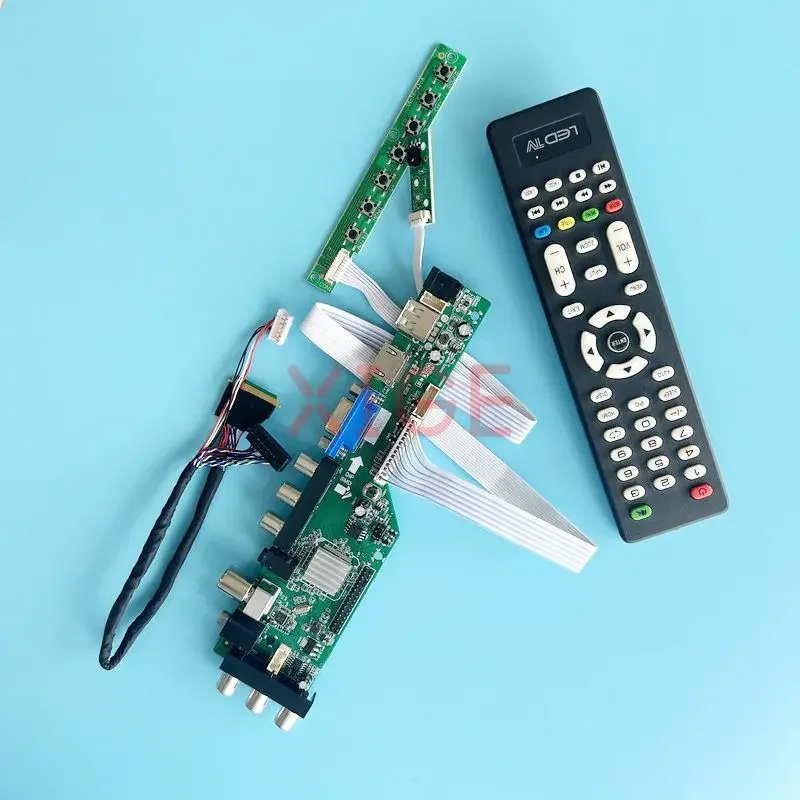 Плата контроллера подходит для LTN156AT29 LTN156AT30 1366x768 монитор для ноутбука LVDS 40-контактный комплект «сделай сам» 15,6 "цифровой сигнал DVB 2AV + USB + DHMI + VGA 
Плата контроллера подходит для LTN156AT29 LTN156AT30 1366x768 монитор для ноутбука LVDS 40-контактный комплект «сделай сам» 15,6 "цифровой сигнал DVB 2AV + USB + DHMI + VGA