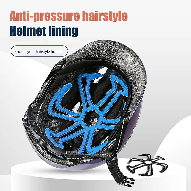 Motorcycle Helmet Silicone Lining Shockproof Cycling Vehicle Helmet Lining Heat-resistant Well-ventilated Helmet Gasket
Motorcycle Helmet Silicone Lining Shockproof Cycling Vehicle Helmet Lining Heat-resistant Well-ventilated Helmet Gasket