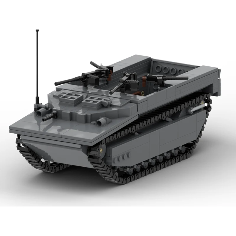 LVT-4 Modern Military Tanks Model MOC Building Bricks War Equipment Modular Technology Gifts Holiday Assemble Children Toys Suit
LVT-4 Modern Military Tanks Model MOC Building Bricks War Equipment Modular Technology Gifts Holiday Assemble Children Toys Suit