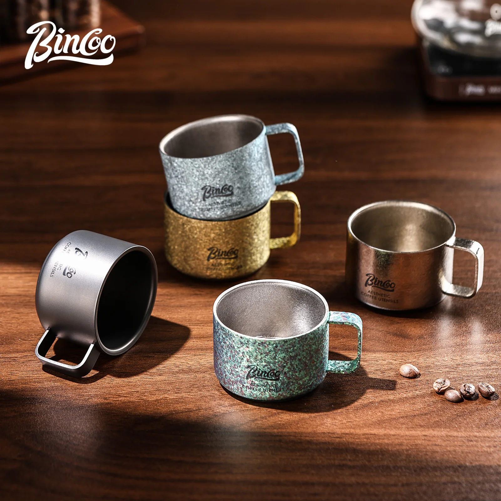 Кофейная кружка Bincoo из чистого титана: высокая твердость, легкий вес (только 45 г), устойчивость к коррозии. Идеально подходит для путешествий, кемпинга, офиса.
Кофейная кружка Bincoo из чистого титана: высокая твердость, легкий вес (только 45 г), устойчивость к коррозии. Идеально подходит для путешествий, кемпинга, офиса.