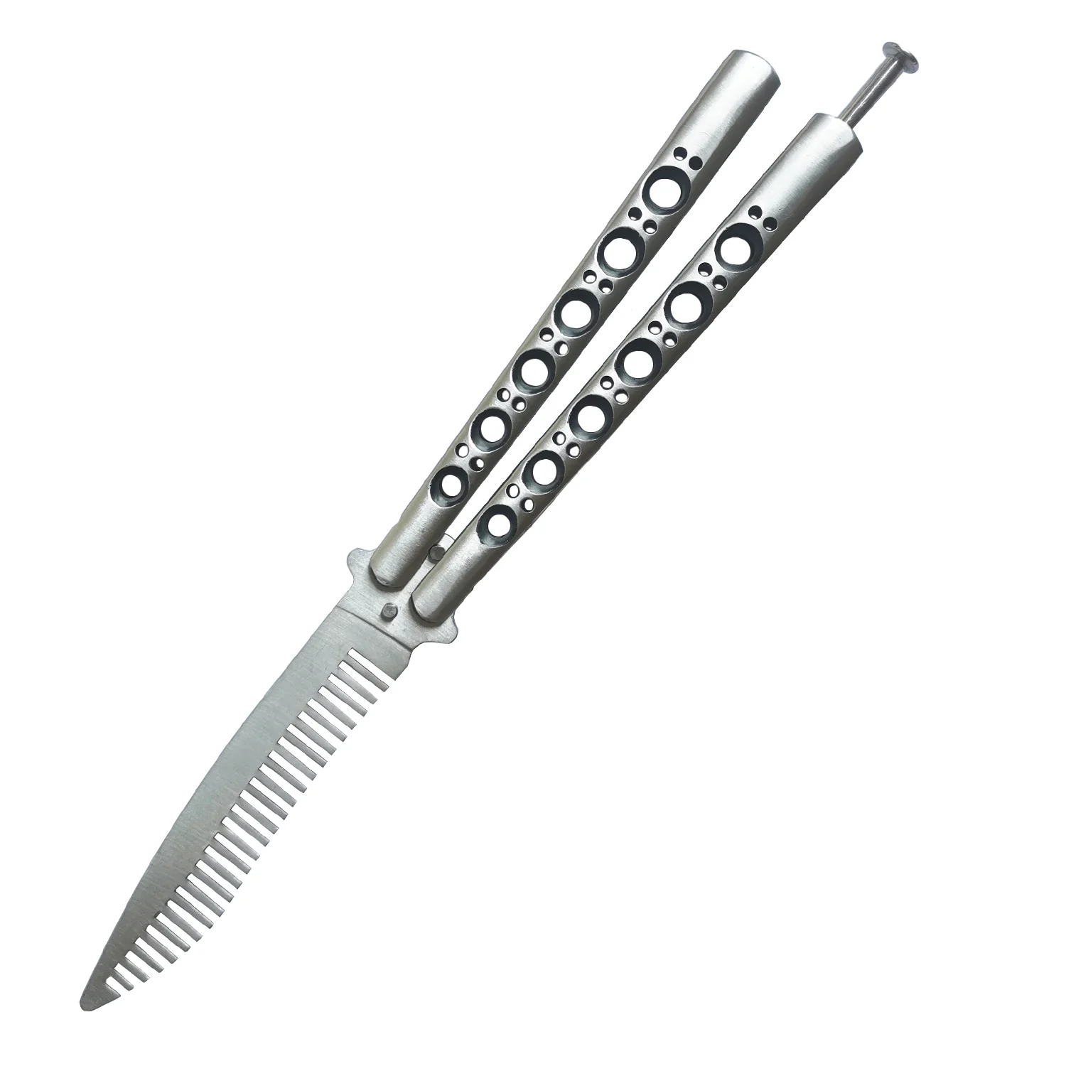 Tactical Trainer Metal Steel Blunt Practice Butterfly Training Tool Strong and Duable
Tactical Trainer Metal Steel Blunt Practice Butterfly Training Tool Strong and Duable